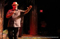 Hank Bonecutter addresses the crowd