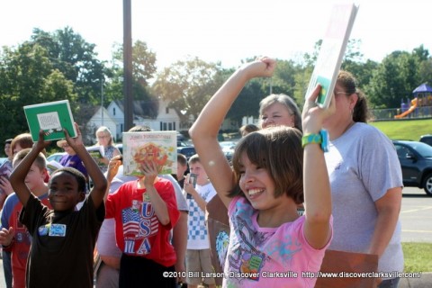 Excited Students at Norman Smith School