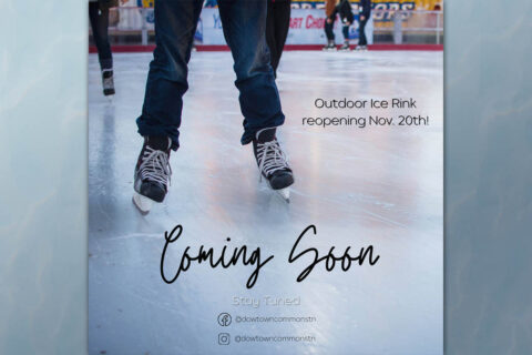 The Downtown Commons outdoor ice rink will bring fun times to Downtown Clarksville for another year.