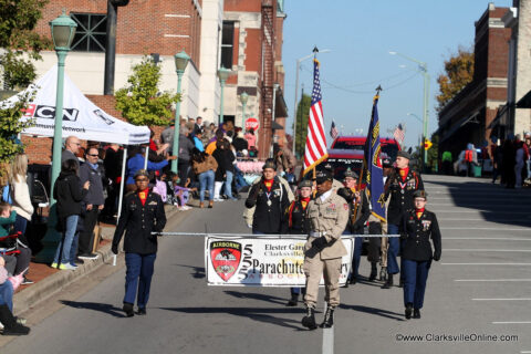 Lots of participants and spectators at this year's Veterans Day Parade. Held in Clarksville on Saturday, November 6th, 2021.