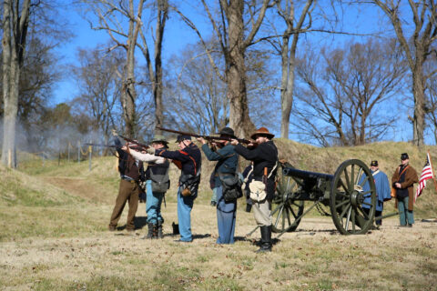 Fort Defiance hosted a Surrender of Clarksville event on Saturday, February 19th, 2022. 
