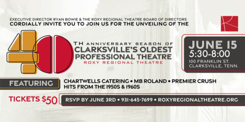 Roxy Regional Theatre's 40th Anniversary Season