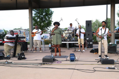 Ace Party Band playing at Downtown @ Sundown. (Mark Haynes, Clarksville Online)
