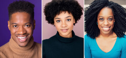 Deonté Warren (director), Olivia White (Celie), and Eboné Amos (choreographer) in "The Color Purple" at the Roxy Regional Theatre, August 5th-20th.