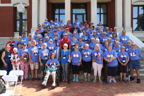 Some of the Veterans and their spouses that attended the Welcome Home Veterans Parade. (Mark Haynes, Clarksville Online)