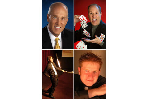 Magician Kevin King and juggler Scott Cantrell are among the talented lineup for the Veterans Day Variety Show at the Roxy Regional Theatre