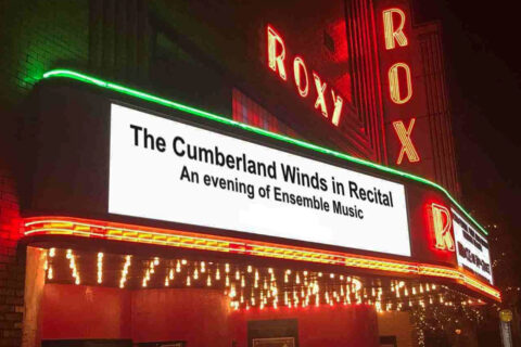 Cumberland Winds in Recital to be held at the Roxy Regional Theatre