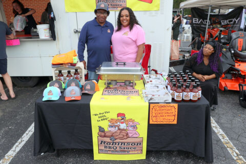 Kenneth Robinson, La Porsha Carter and Shatoria Abernathy. (Mark Haynes, Clarksville Online)