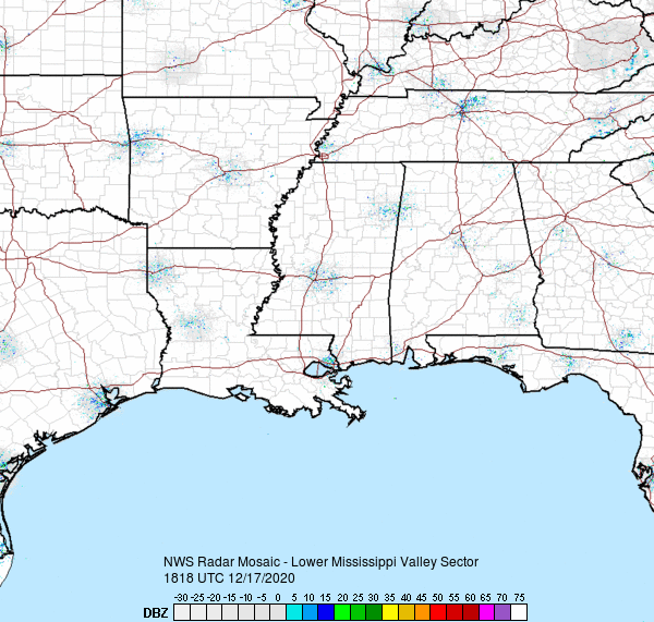 Lower Mississippi Valley Weather Radar Image for Clarksville TN, Fort Campbell KY, and Montgomery County Tennessee