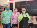 Jim Lacey, daughter Amanda Bumpus and Bonita Lacey of B's Cheesecakes.