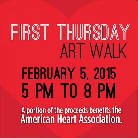 February ArtWalk to benefit American Heart Association